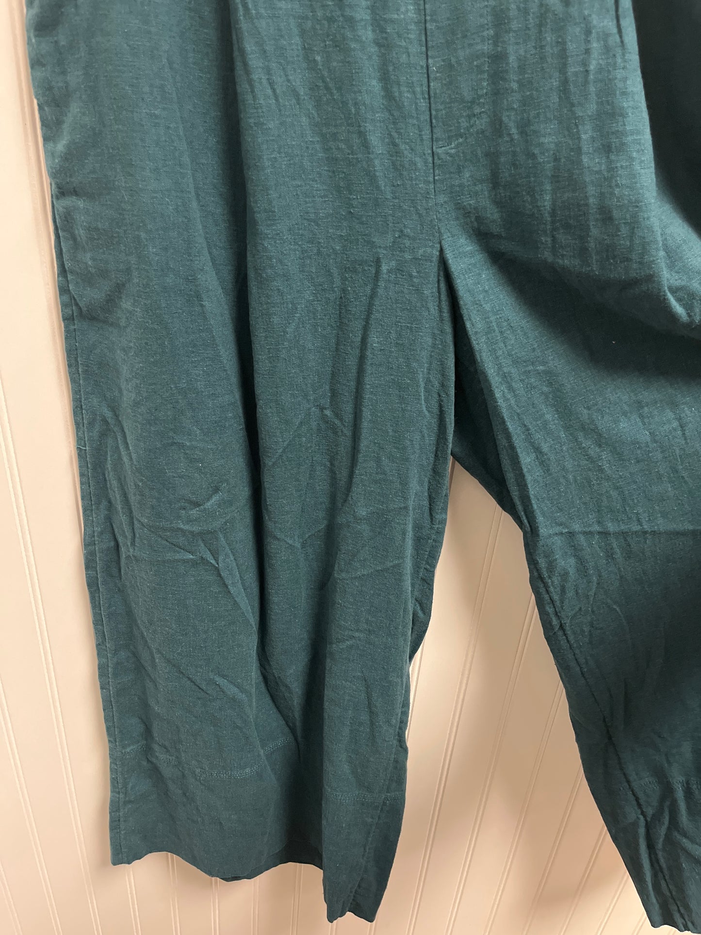 Pants Linen By Banana Republic In Teal, Size: M