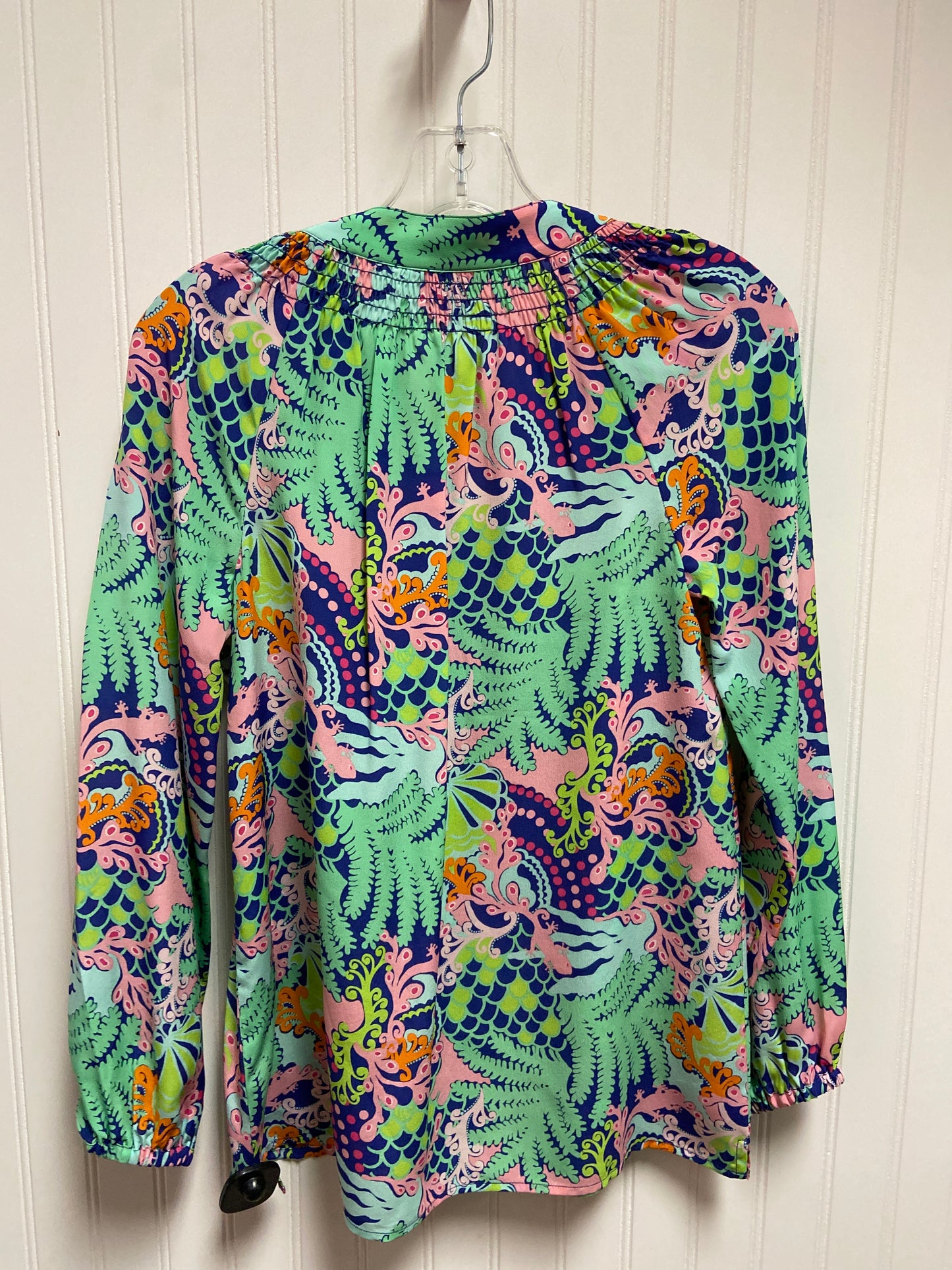 Top Long Sleeve Designer By Lilly Pulitzer In Multi-colored, Size: Xxs