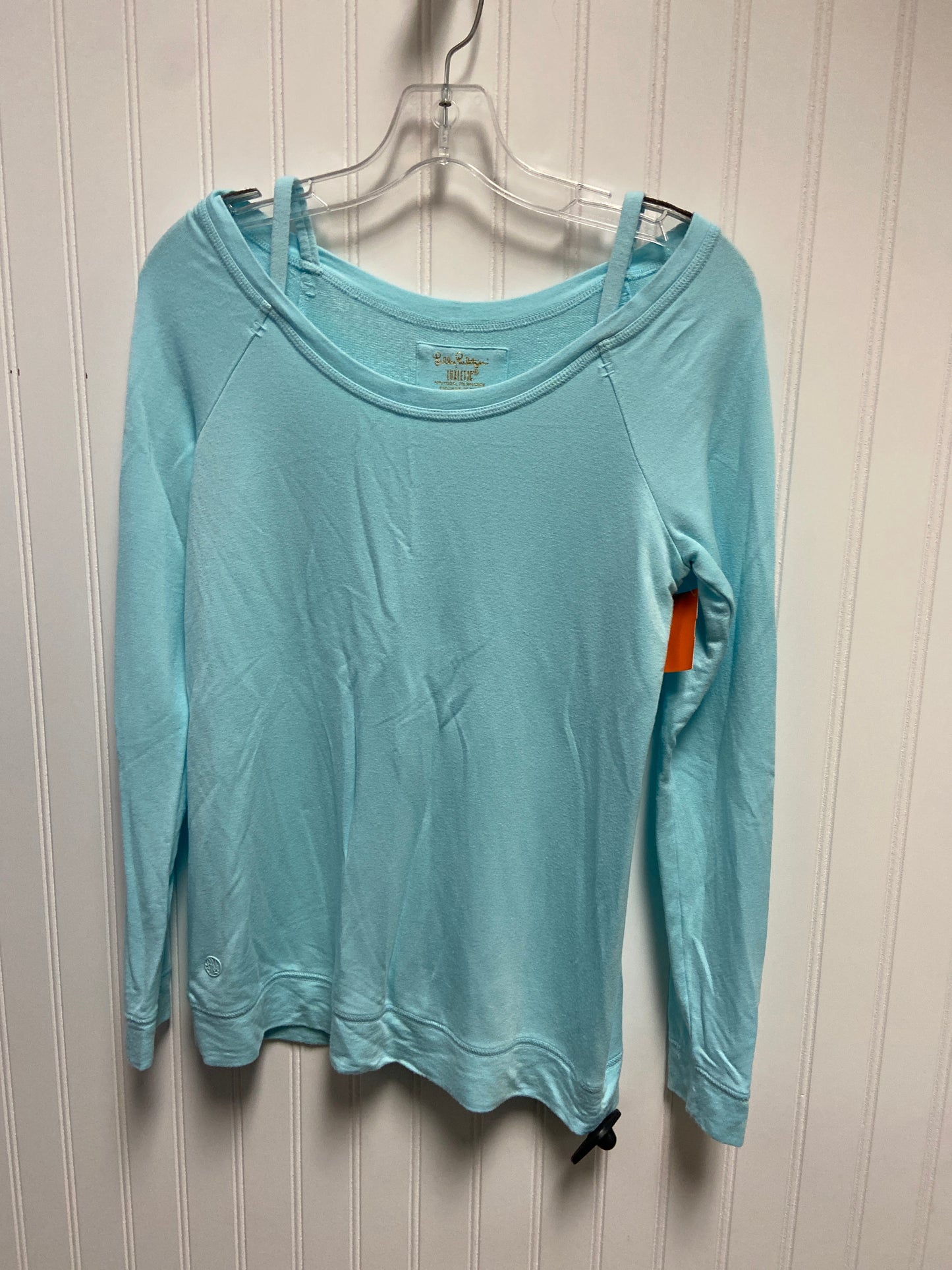 Top Long Sleeve Designer By Lilly Pulitzer In Blue, Size: Xs