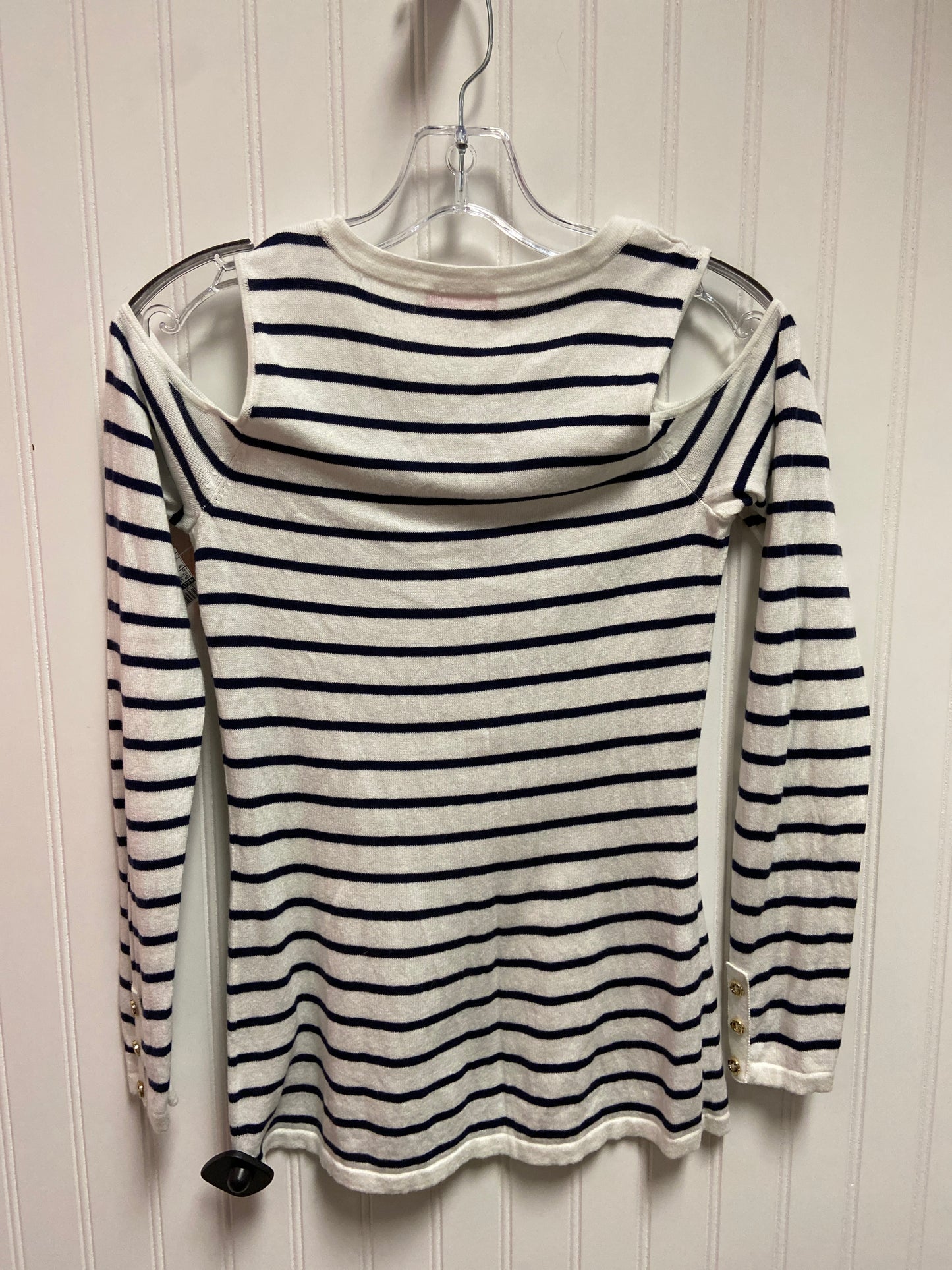 Top Long Sleeve Designer By Lilly Pulitzer In Striped Pattern, Size: Xs