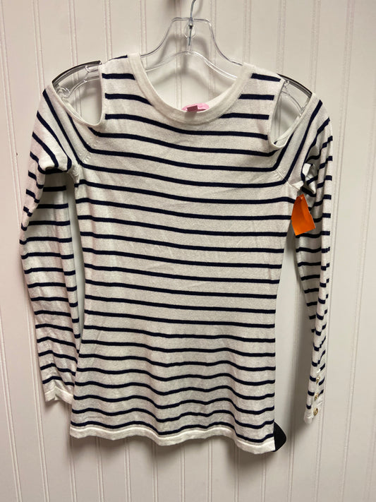 Top Long Sleeve Designer By Lilly Pulitzer In Striped Pattern, Size: Xs