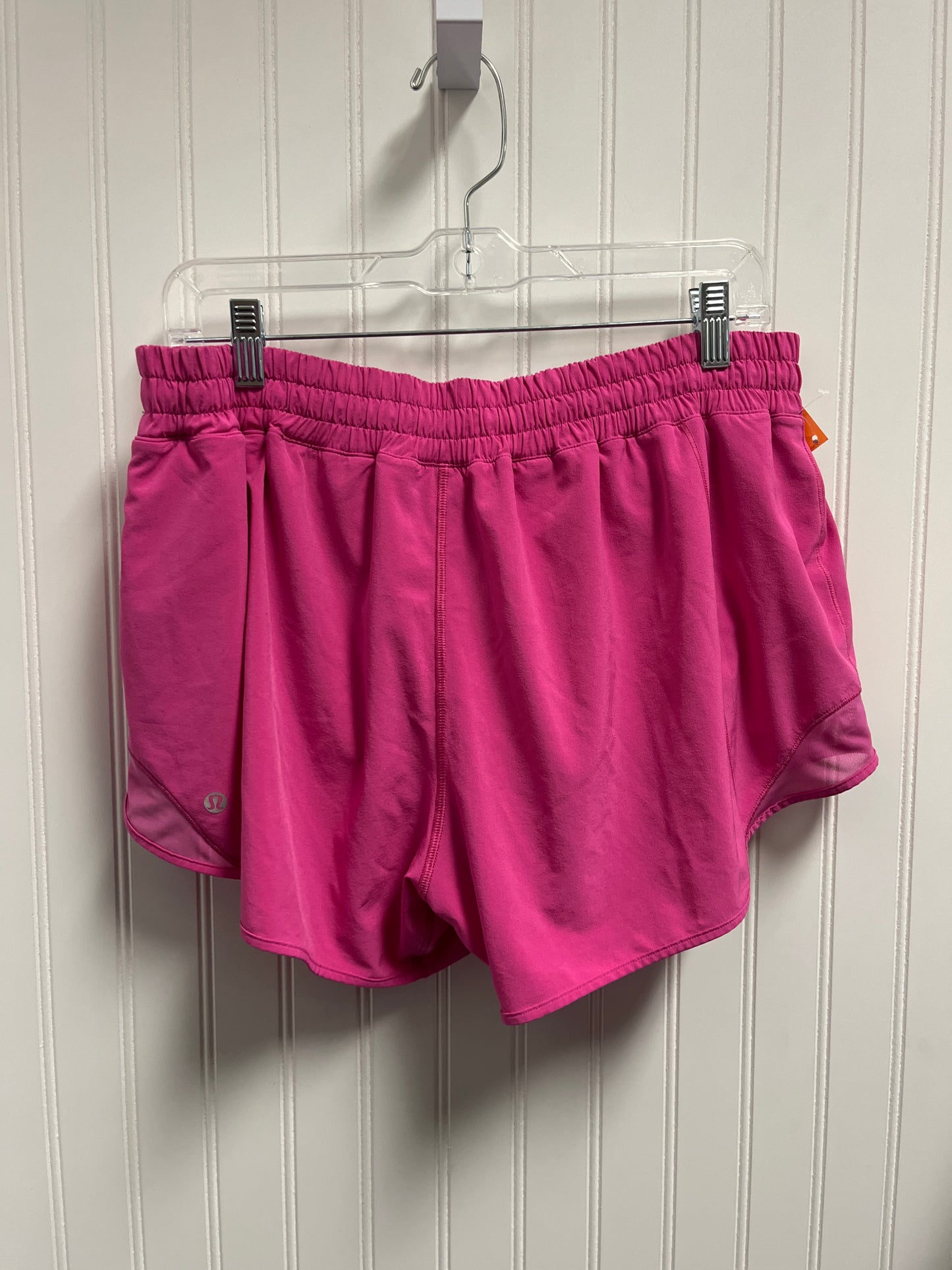 Athletic Shorts By Lululemon In Pink, Size: Xl