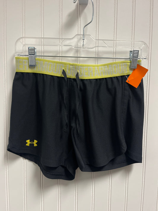 Athletic Shorts By Under Armour In Black & Yellow, Size: Xs