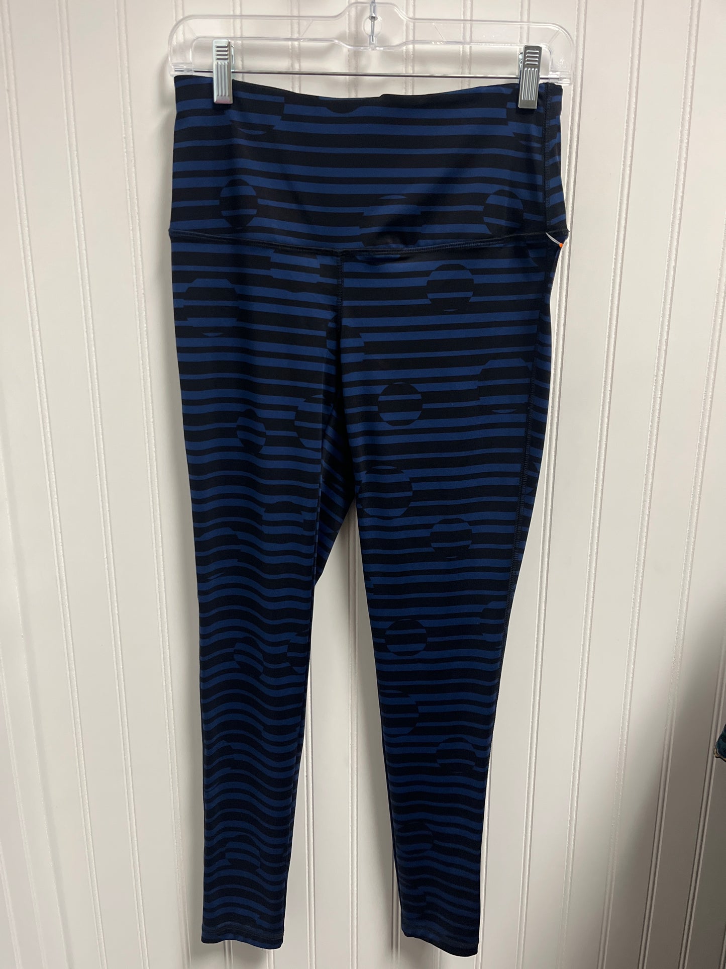 Athletic Leggings By Chicos In Black & Blue, Size: S