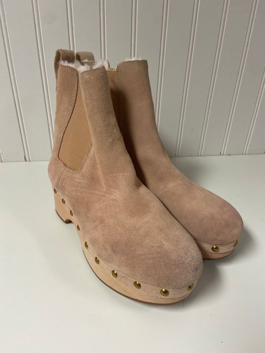 Boots Ankle Heels By J. Crew In Tan, Size: 7