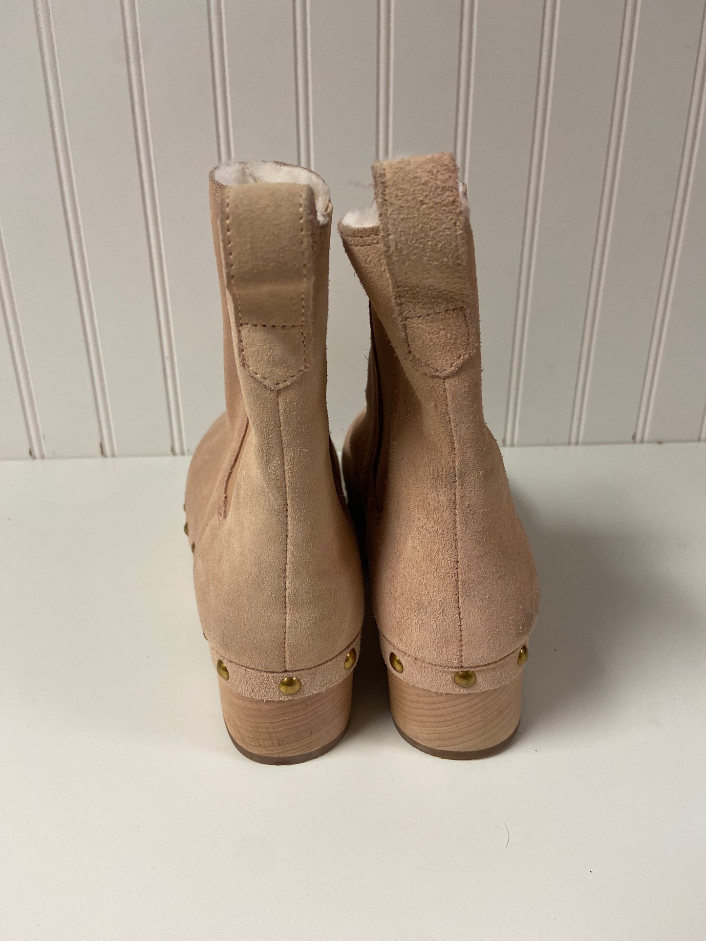 Boots Ankle Heels By J. Crew In Tan, Size: 7