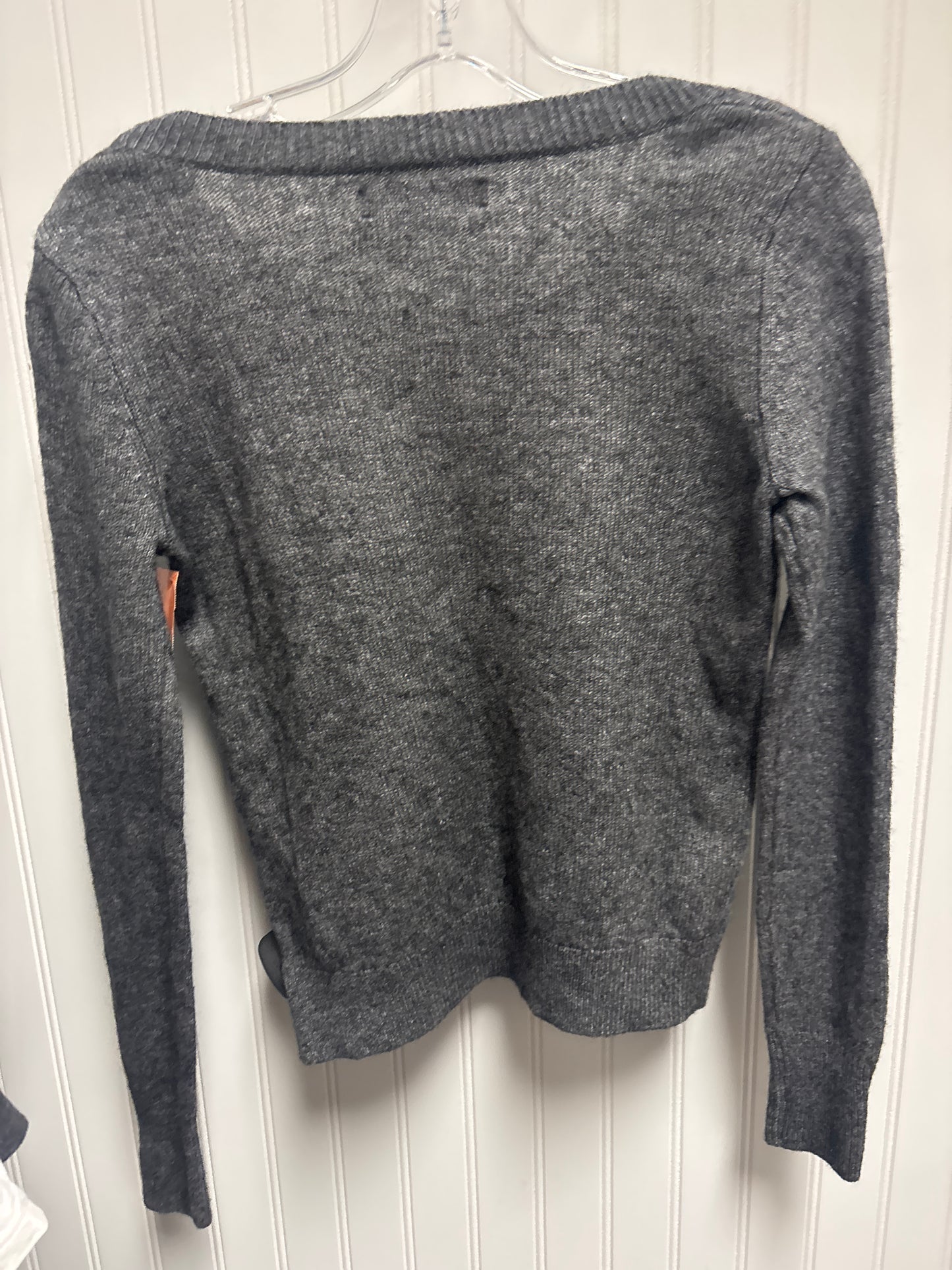 Sweater By Loft In Grey & White, Size: M