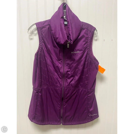 Vest Puffer & Quilted By Columbia In Purple, Size: M