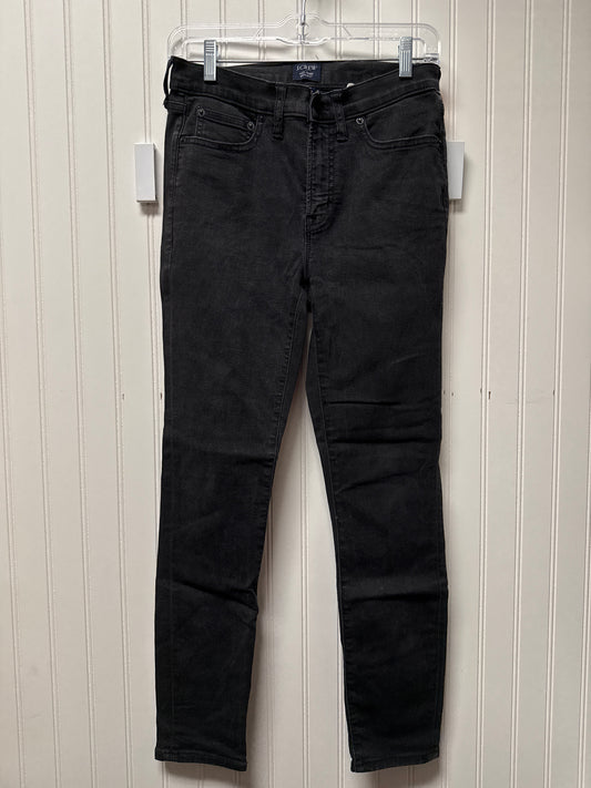 Jeans Skinny By J. Crew In Black Denim, Size: 4