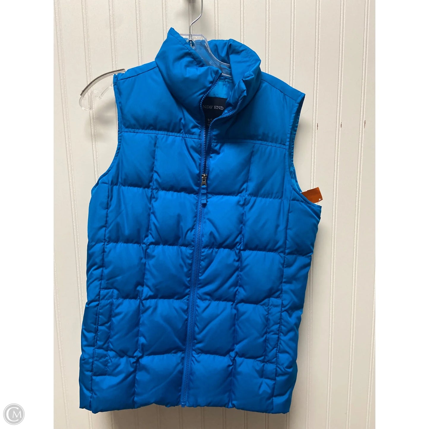 Vest Puffer & Quilted By Lands End In Blue, Size: S