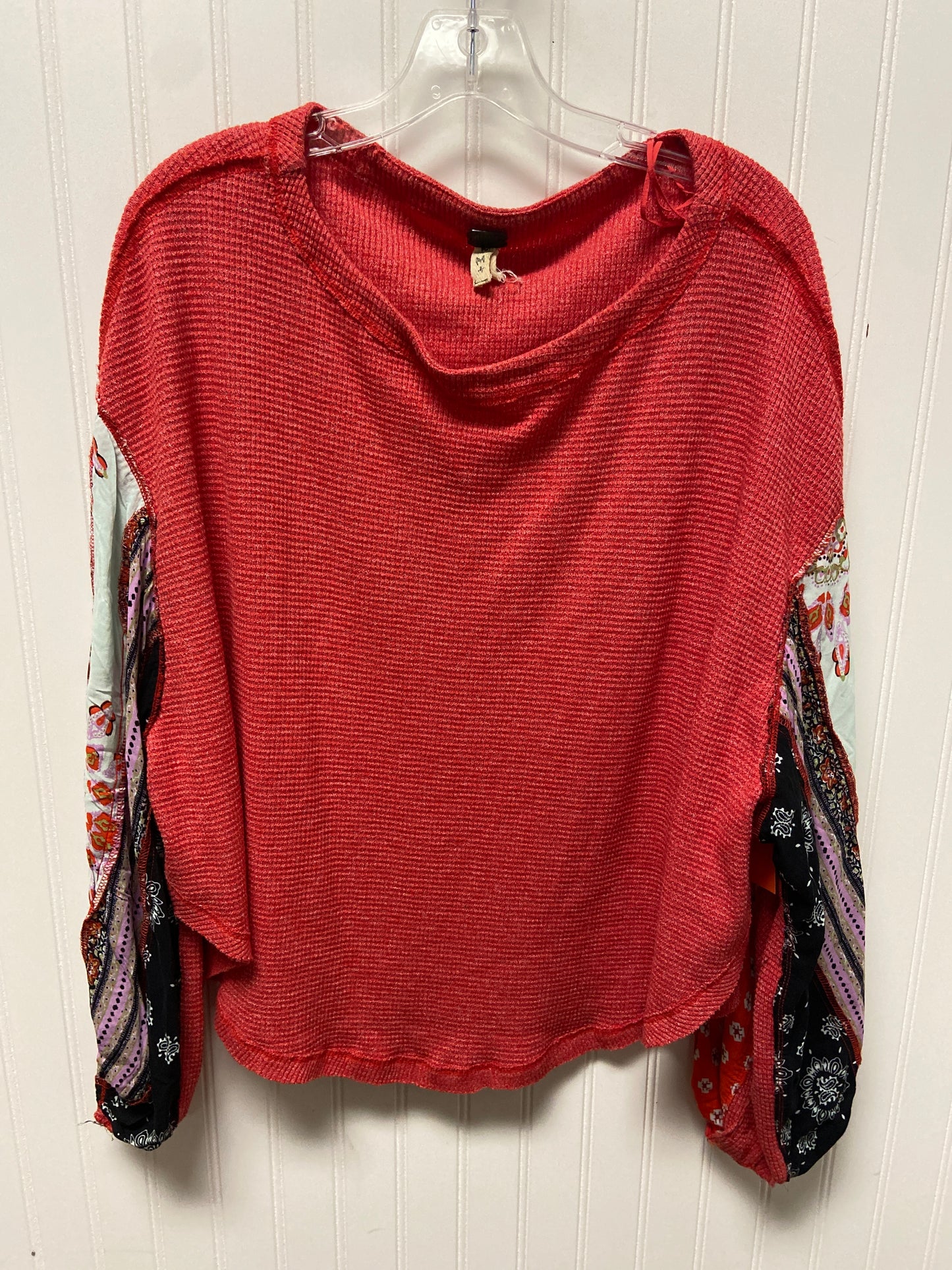 Top Long Sleeve By We The Free In Red, Size: M