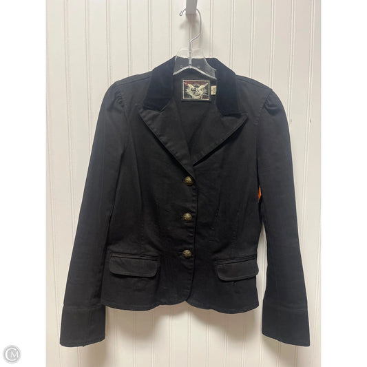 Jacket Denim By American Living In Black & Blue, Size: M