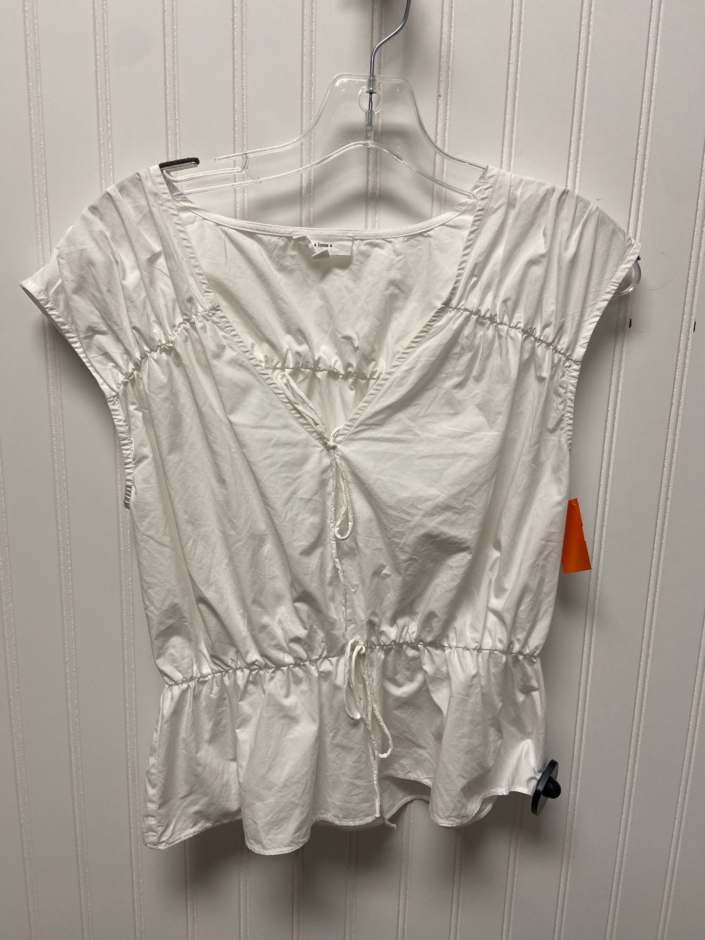 Top Sleeveless By A Loves A In White, Size: S