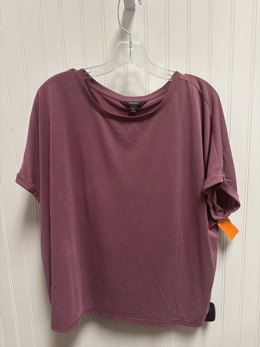 Top Short Sleeve By Simply Vera  Size: 1x