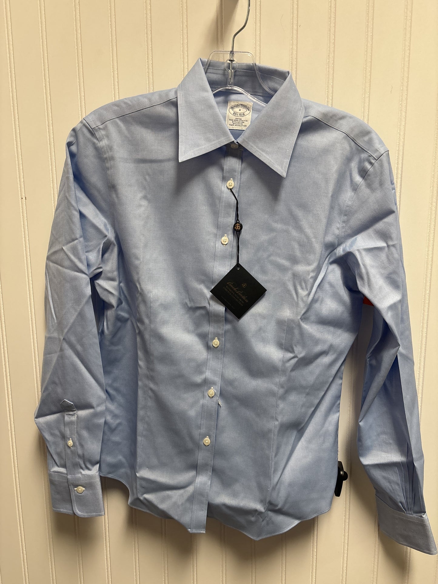 Blouse Long Sleeve By Brooks Brothers  Size: S