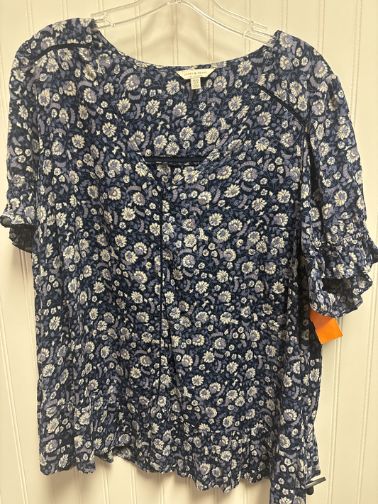 Top Short Sleeve By Lucky Brand  Size: 1x