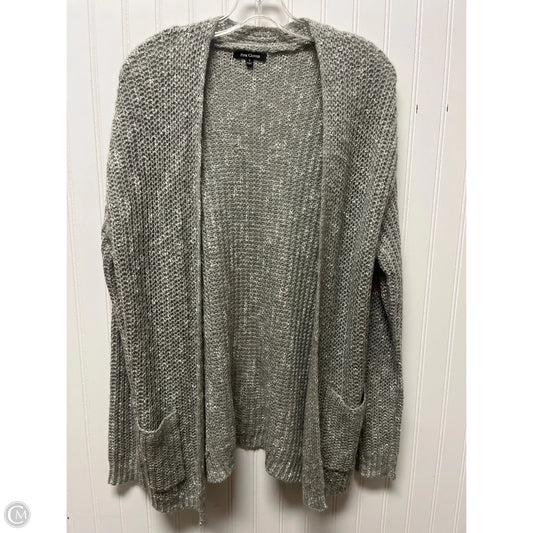 Sweater Cardigan By Pink Clover In Grey, Size: S