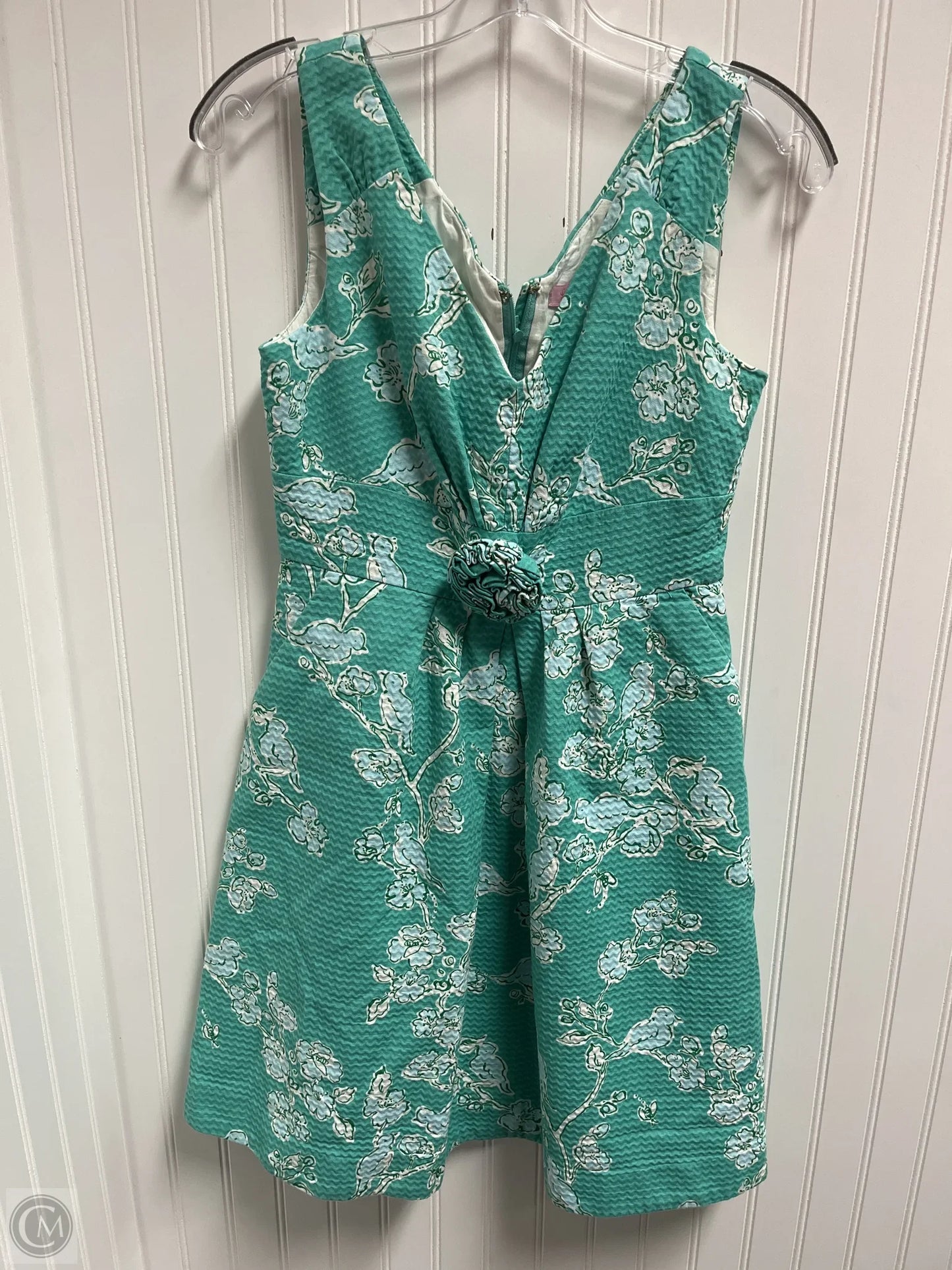 Dress Designer By Lilly Pulitzer In Aqua, Size: S