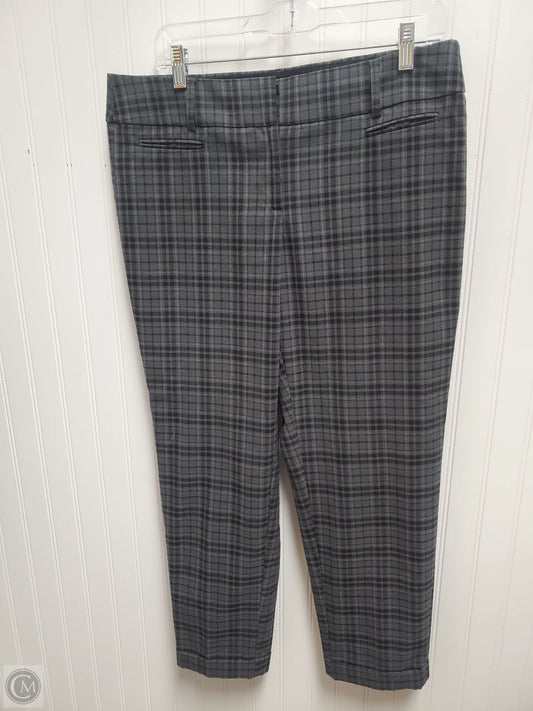 Pants Dress By Loft In Plaid Pattern, Size: 10