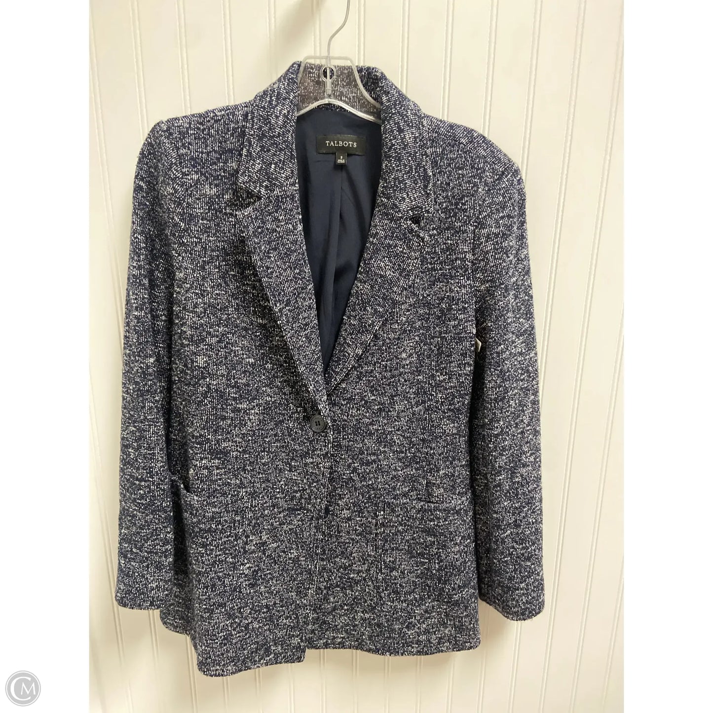 Blazer By Talbots In Navy, Size: Xs