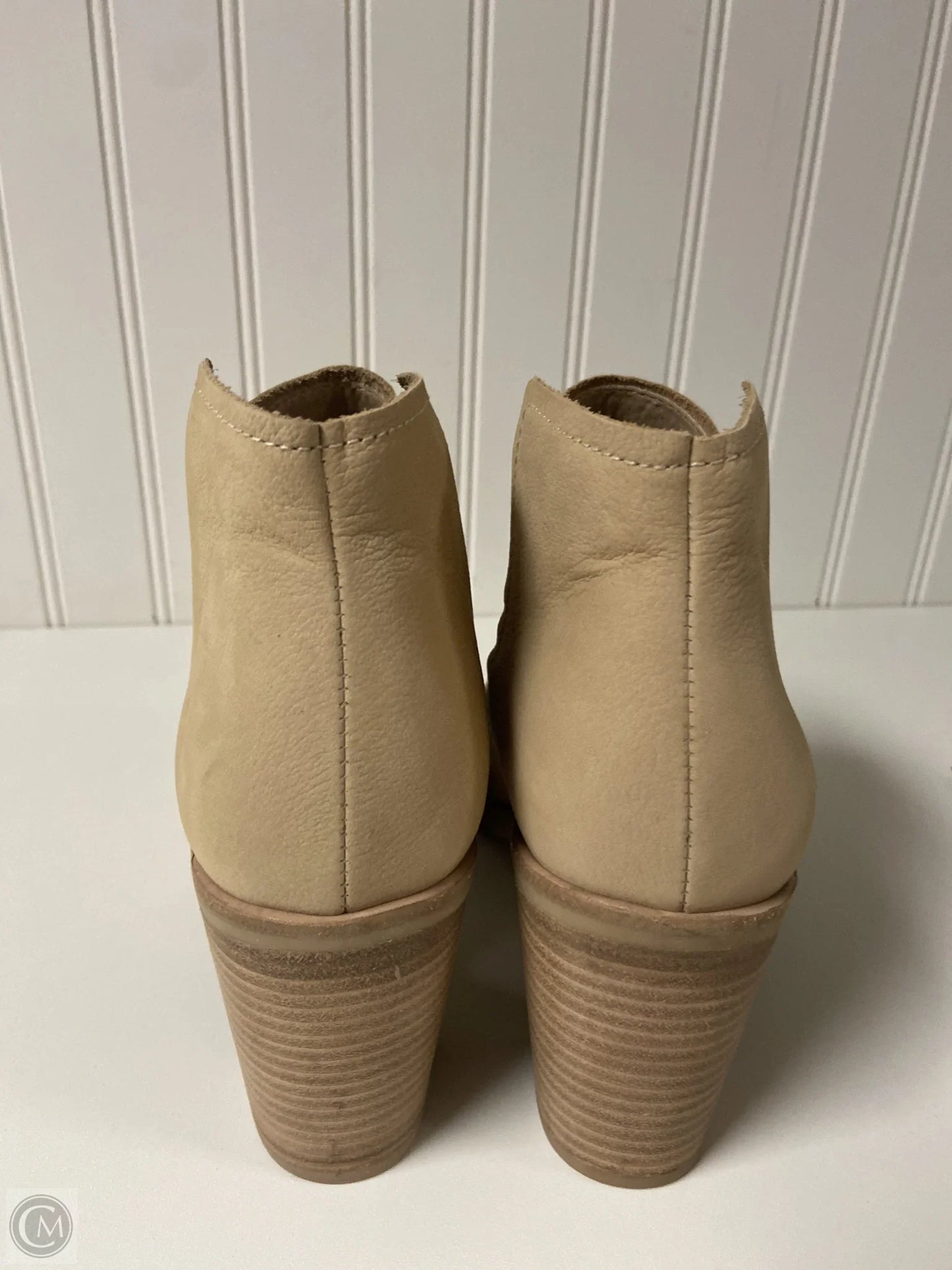 Boots Ankle Heels By Dolce Vita In Tan, Size: 8.5