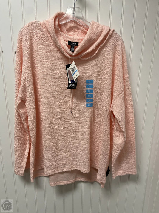 Top Long Sleeve By Jones New York In Pink, Size: Xl