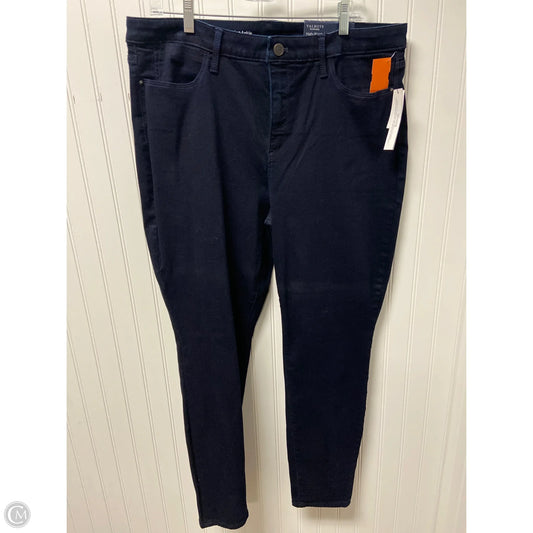 Jeans Jeggings By Talbots In Blue Denim, Size: 16