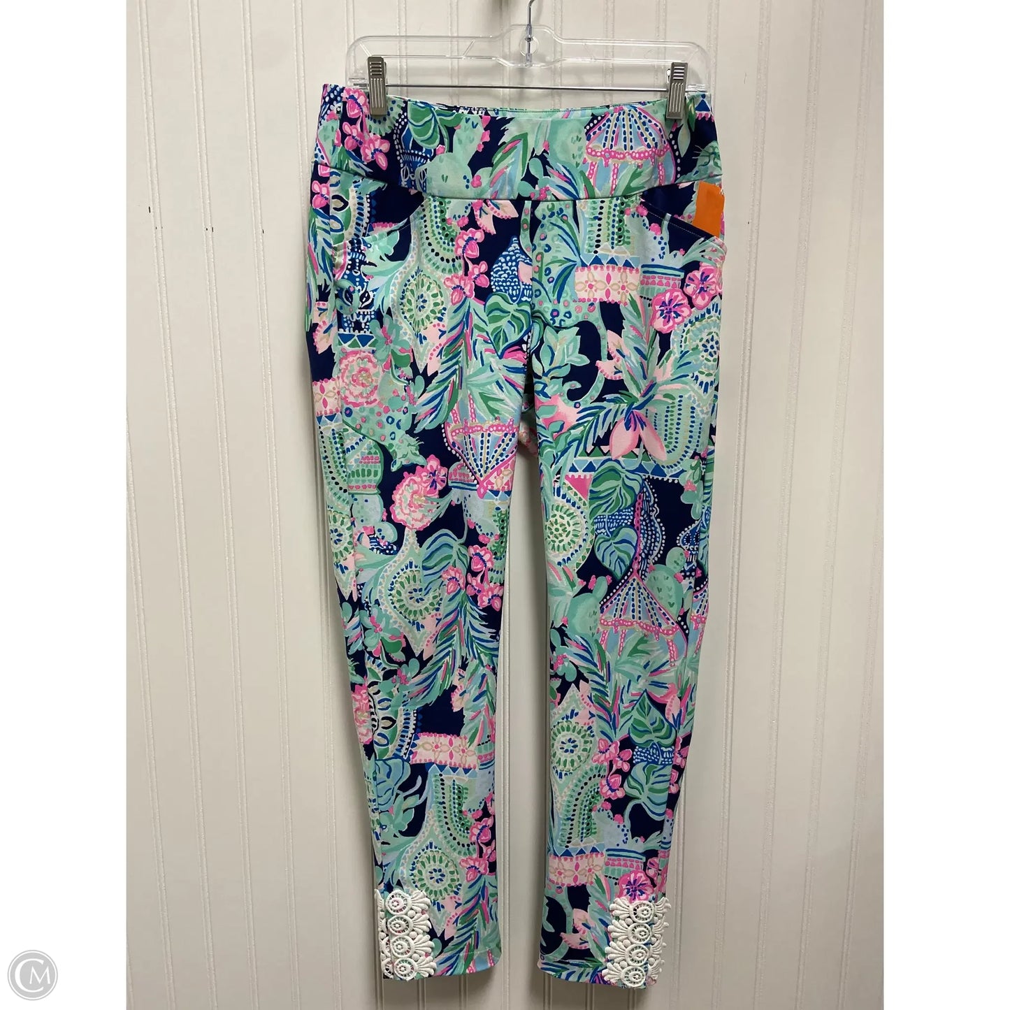 Pants Designer By Lilly Pulitzer In Aqua, Size: 6