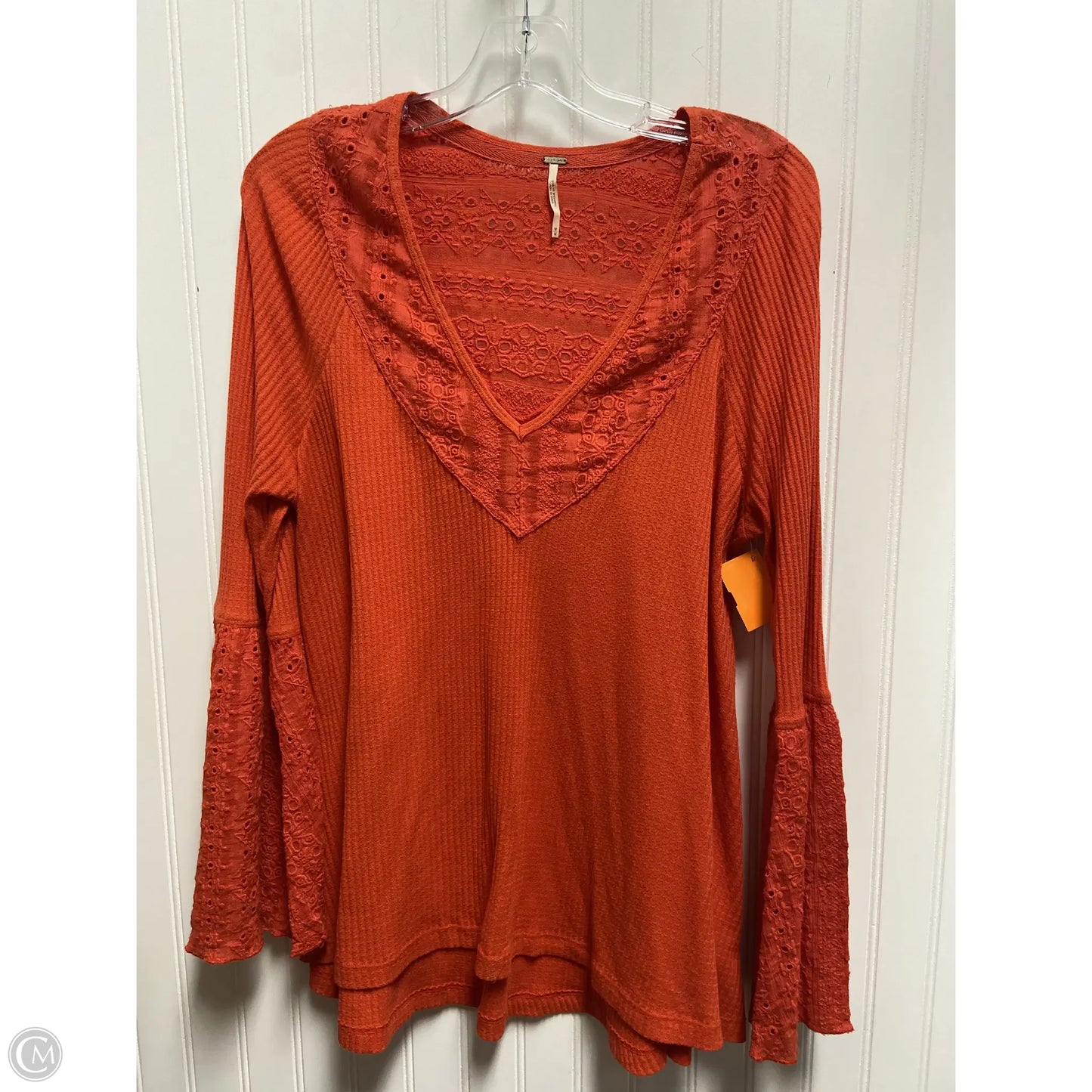 Top Long Sleeve By Free People In Red, Size: M