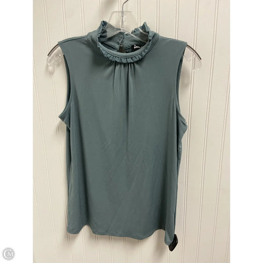 Top Sleeveless Designer By Karl Lagerfeld In Teal, Size: Xs