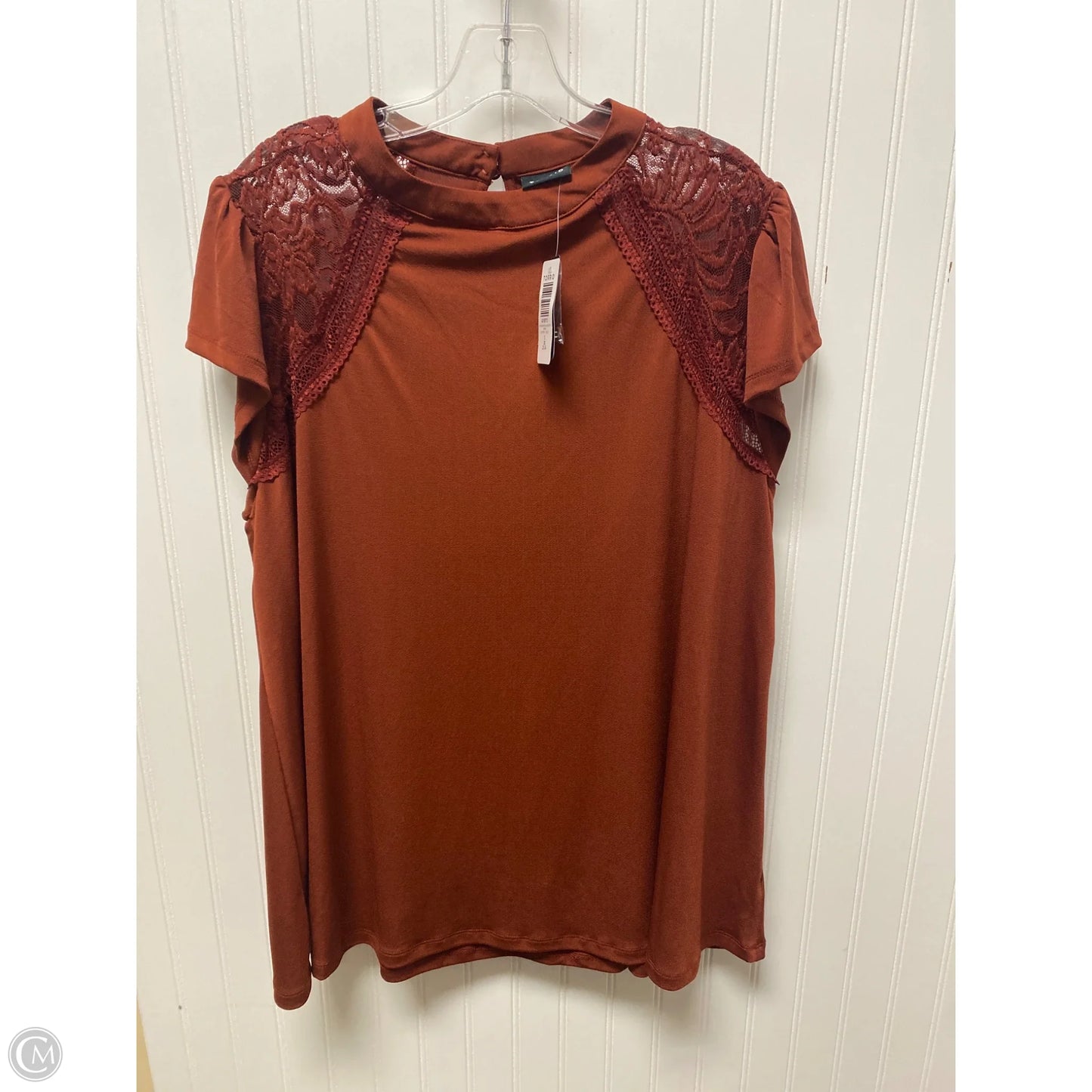 Top Short Sleeve By Torrid In Orange, Size: 3x