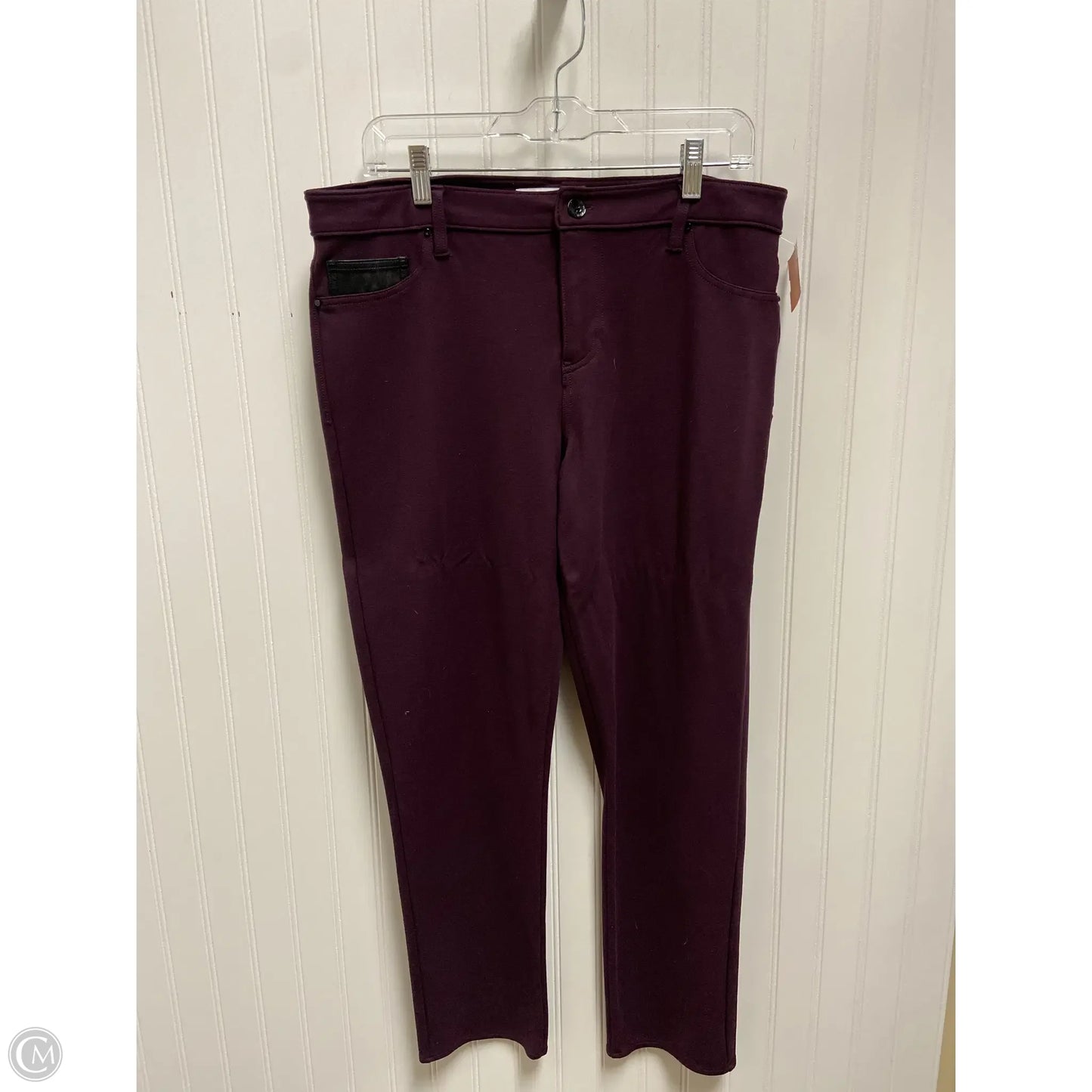 Pants Chinos & Khakis By Calvin Klein In Purple, Size: 16