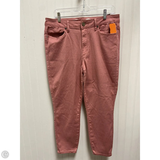 Jeans Skinny By Seven 7 In Pink & Purple, Size: 14