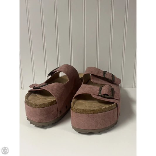 Sandals Heels Platform By Corkys In Mauve, Size: 10