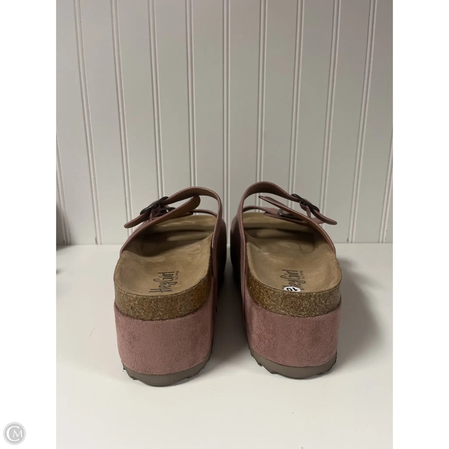 Sandals Heels Platform By Corkys In Mauve, Size: 10