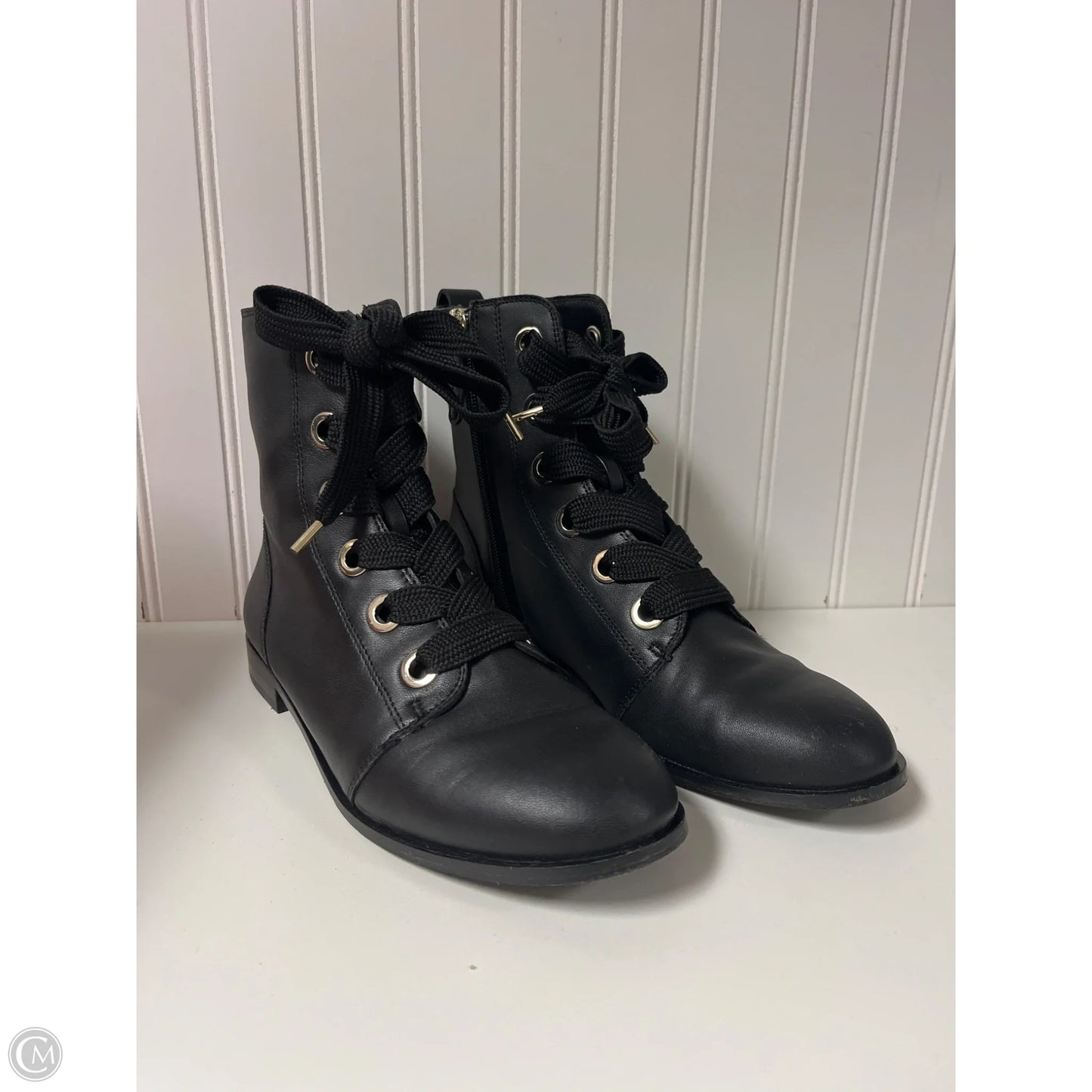 Boots Designer By Kate Spade In Black, Size: 8