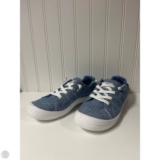 Shoes Sneakers By Roxy In Blue Denim, Size: 6.5