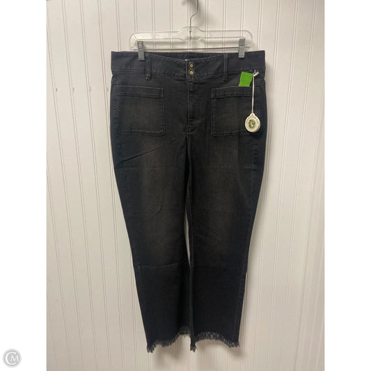Jeans Boot Cut By Spartina In Black Denim, Size: 14