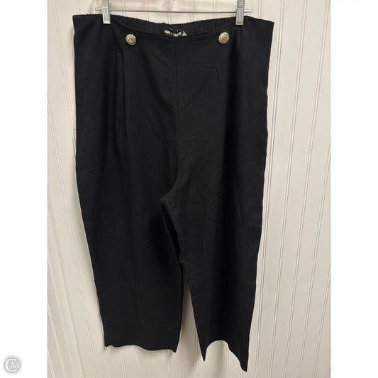 Pants Designer By Karl Lagerfeld In Black, Size: 16
