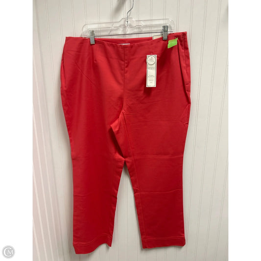 Pants Chinos & Khakis By Charter Club In Coral, Size: 14