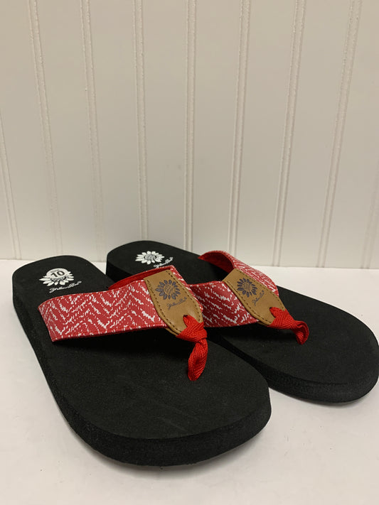 Sandals Flip Flops By Yellow Box  Size: 10