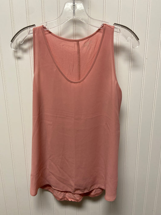 Pink Top Sleeveless Loft, Size Xs