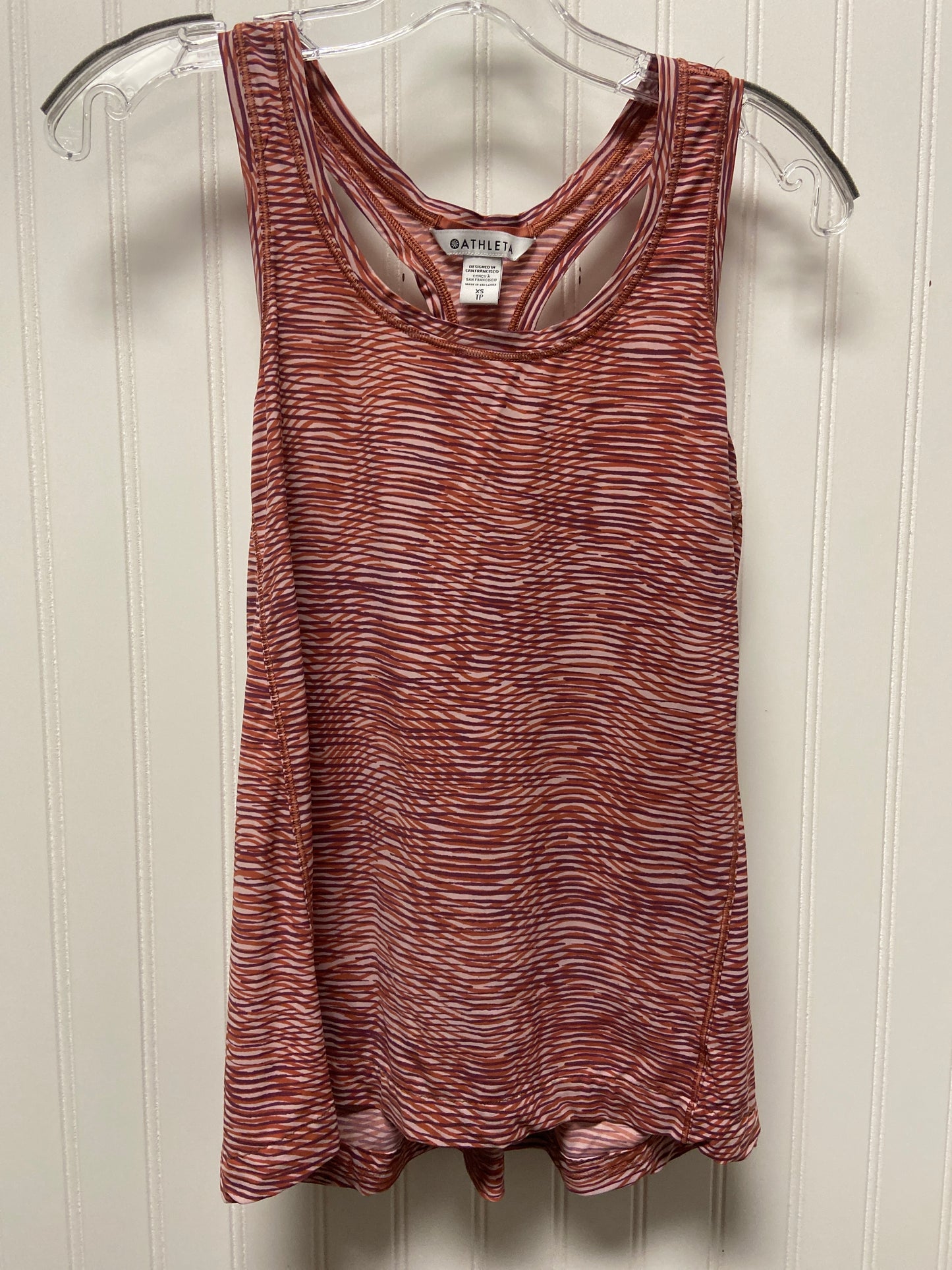 Mauve Athletic Tank Top Athleta, Size Xs