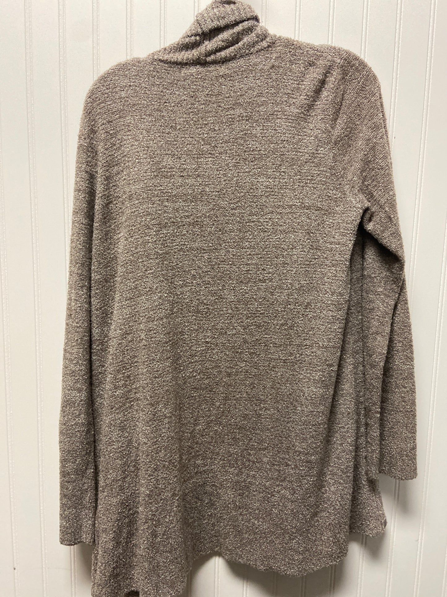 Taupe Sweater Cardigan Barefoot Dreams, Size L