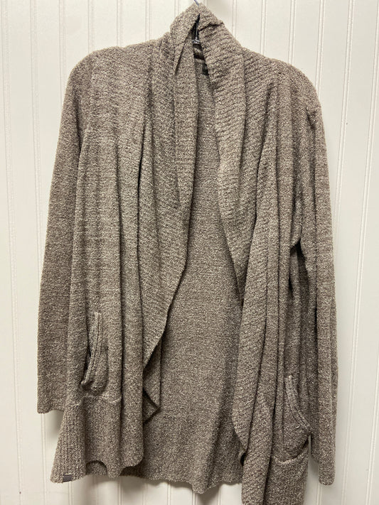 Taupe Sweater Cardigan Barefoot Dreams, Size L