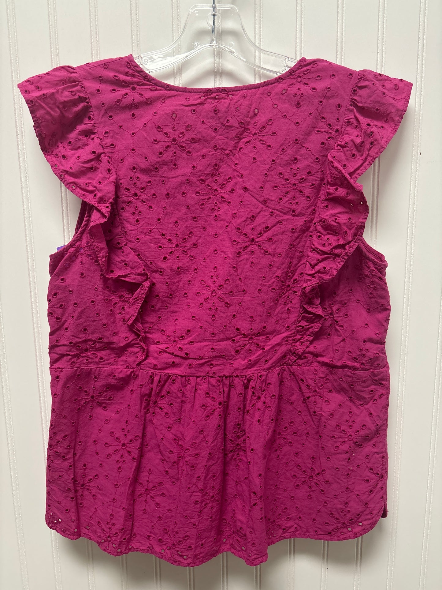 Pink Top Sleeveless Loft, Size M