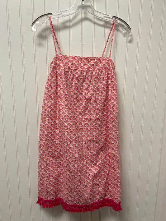 Pink & White Dress Casual Short Vineyard Vines, Size S