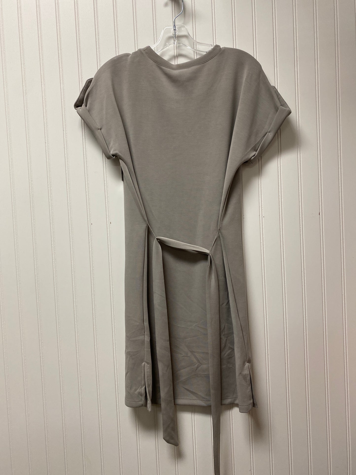 Dress Casual Midi By Cable And Gauge In Grey, Size: S