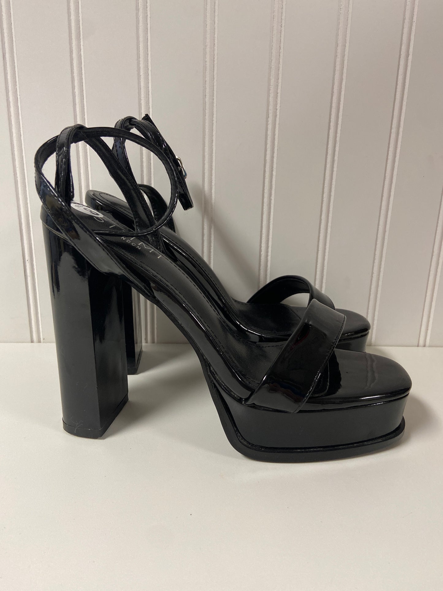 Shoes Heels Block By Clothes Mentor In Black, Size: 8