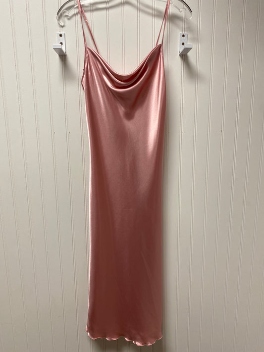 Dress Party Midi By Bebe In Pink, Size: Xs